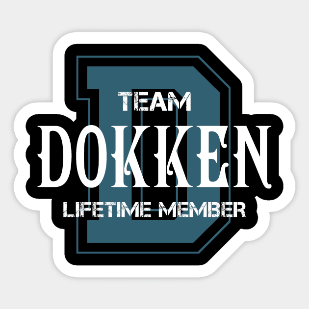 DOKKEN Sticker by TANISHA TORRES